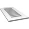 Ekena Millwork Arch Top Surface Mount PVC Gable Vent: Non-Functional, w/ 3-1/2"W x 1"P Standard Frame, 16"W x 32"H GVPAR16X3201SN - alternate 5